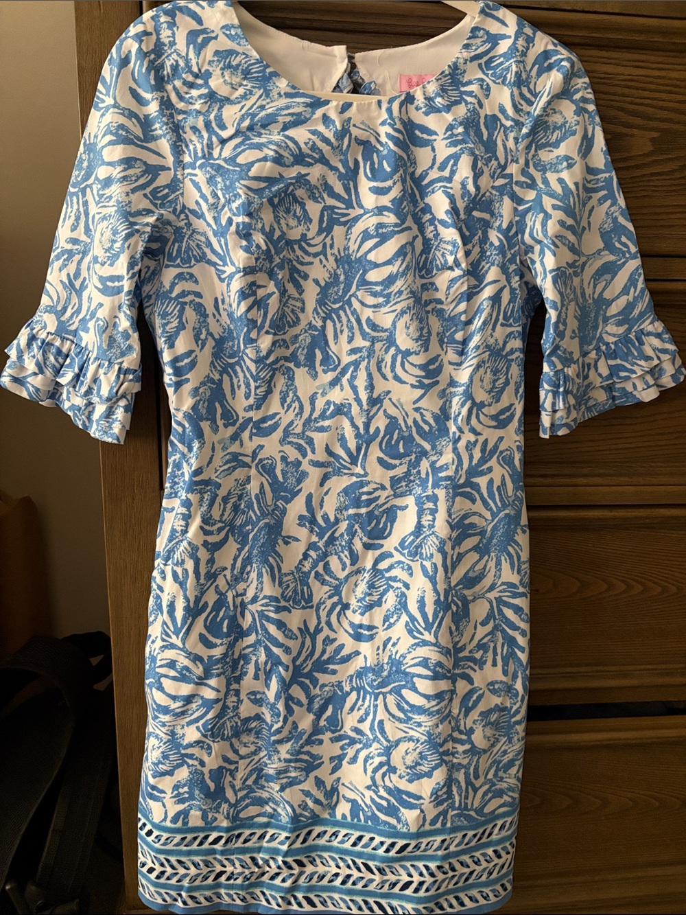 Lilly Pulitzer Blue and White lobster print Dress